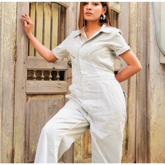 ZARA LONG COLORFUL JUMPSUIT - Picture 1 of 13